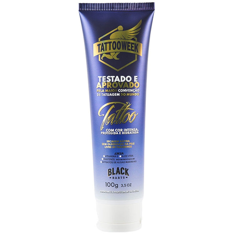 Protetor e Hidratante Tattoo Week Cor Intensa 100g Black Barts