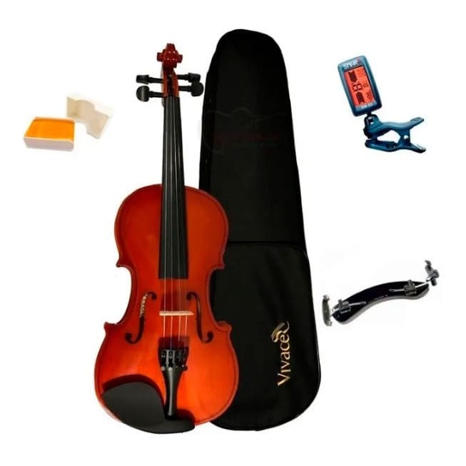 Violino Vivace Mozart Mo44 Acústico + Afinador + Espaleira + Breu