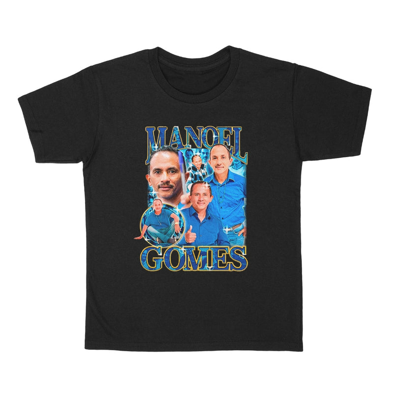 Camiseta Manoel Gomes Caneta Azul - Preto