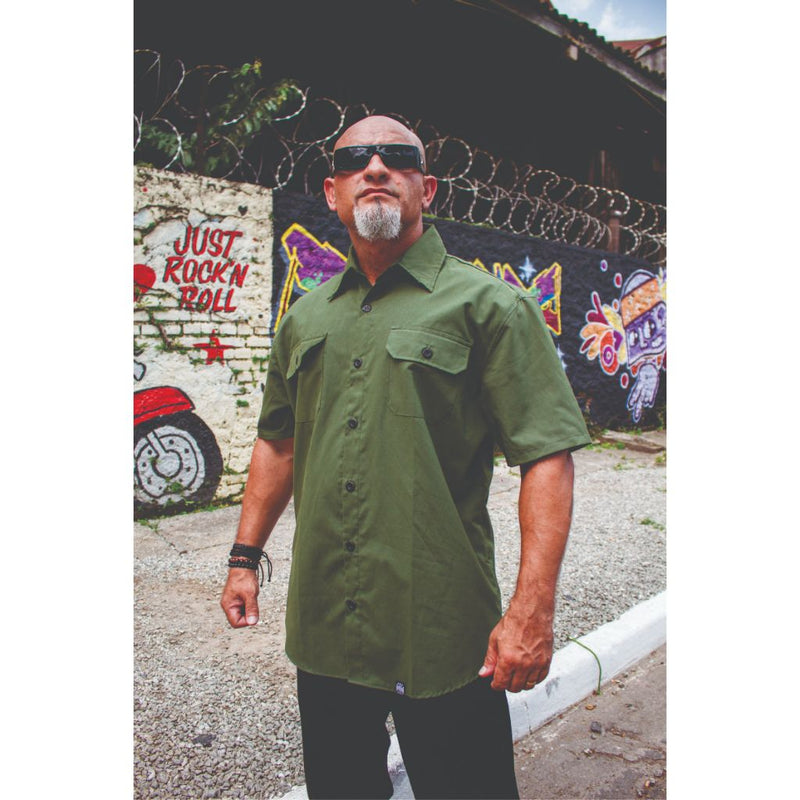 Work Shirt Chicano Verde Militar