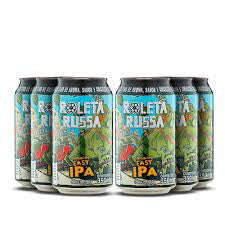 Kit 6x Cervejas Roleta Russa Easy IPA Lata