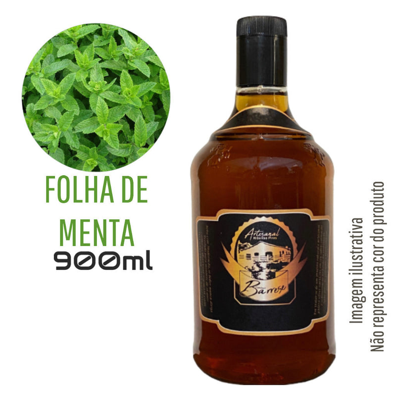 Cachaça Artesanal Folha de Menta 900ml