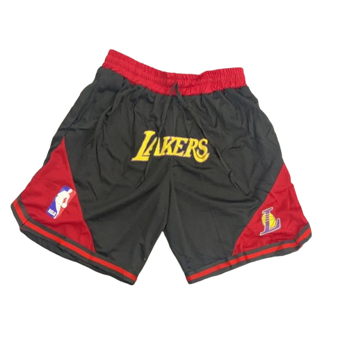 Calção NBA Los Angeles Lakers - Preto Vermelho