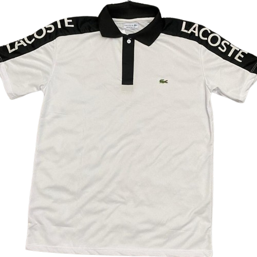 Camisa Polo Lacoste Dry Fit Branco