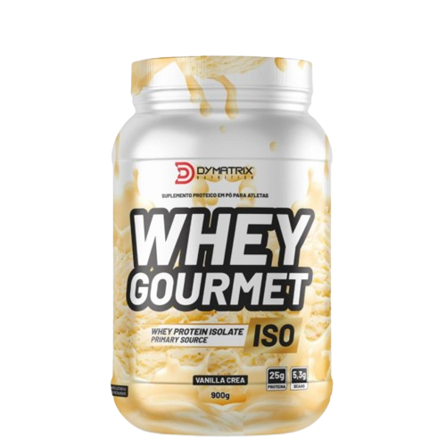 Whey Protein Gourmet Isolado Dymatrix Nutrition 900g Vanilla Crea