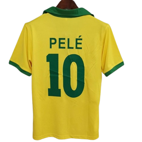 Camisa Seleção Brasileira 1957 - Pelé 10 Uniforme 1