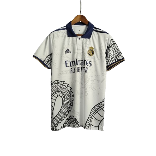 Camisa Real Madrid 2022/23 Edição Especial Dragão Chinês Branco