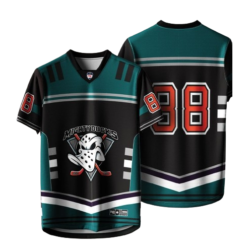 Camisa Mighty Ducks Malásia 88 Preto