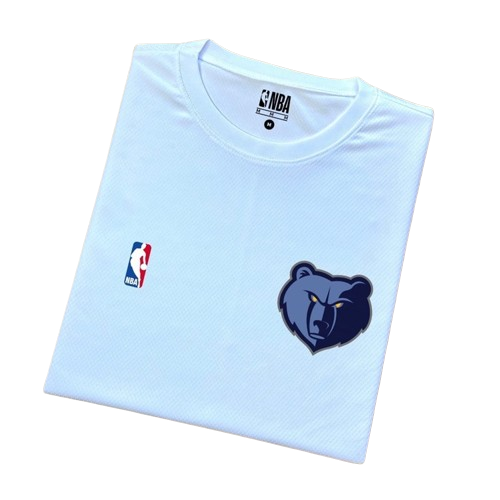 Camiseta NBA Dry Fit Memphis Grizzlies - Azul/Branco