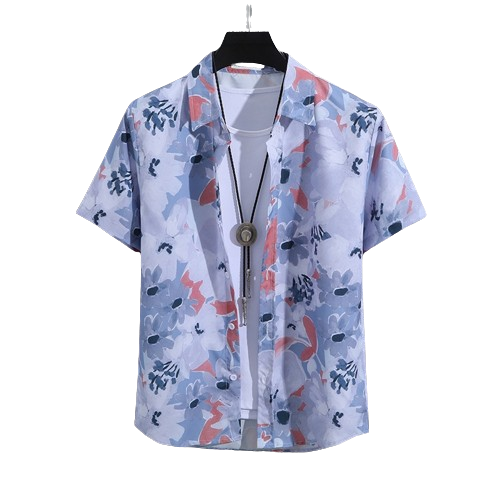 Camisa Haibi Graffiti C72 Cinza claro