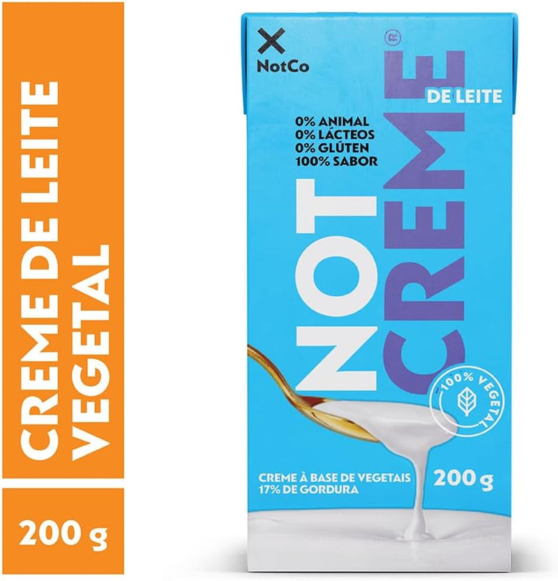 5x Creme De Leite Vegetal Notco Notcreme 200g