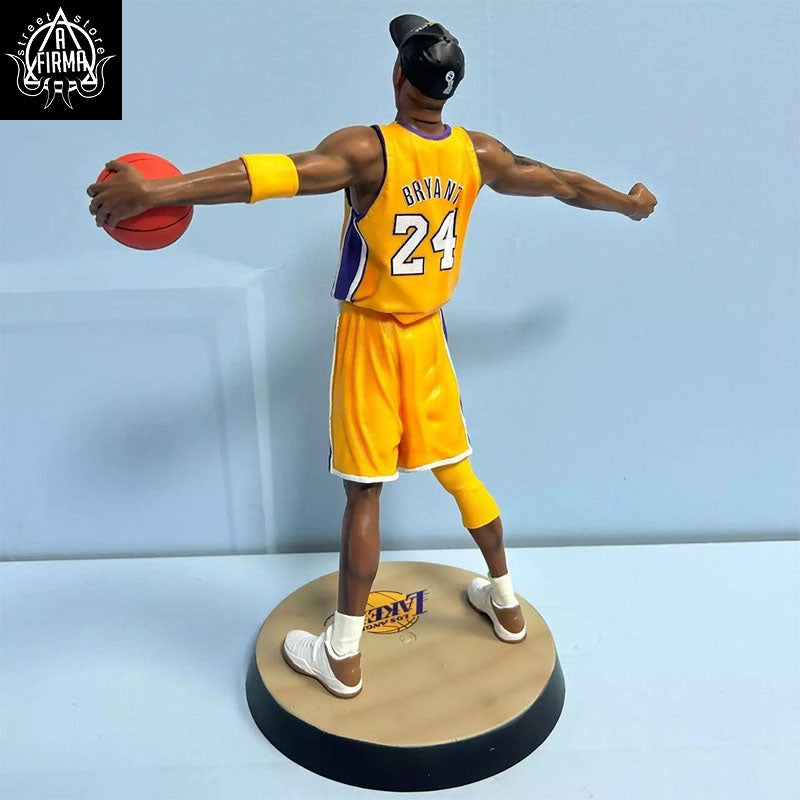 Boneco Estátua Kobe Bryant Lakers Amarelo 34cm