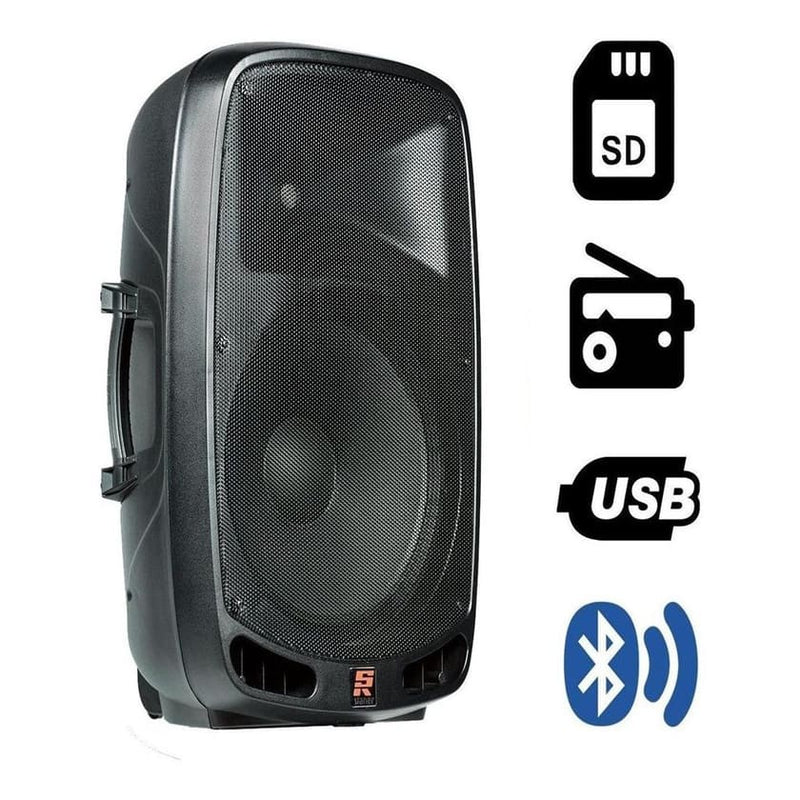 Kit Caixa Ativa Staner 15 Ps1501 Bluetooth 200w Rms + Tripé