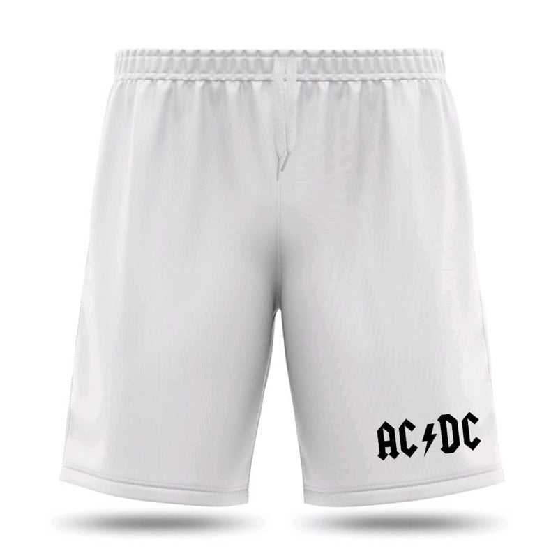 Bermuda Dry Fit AC/DC - Branco