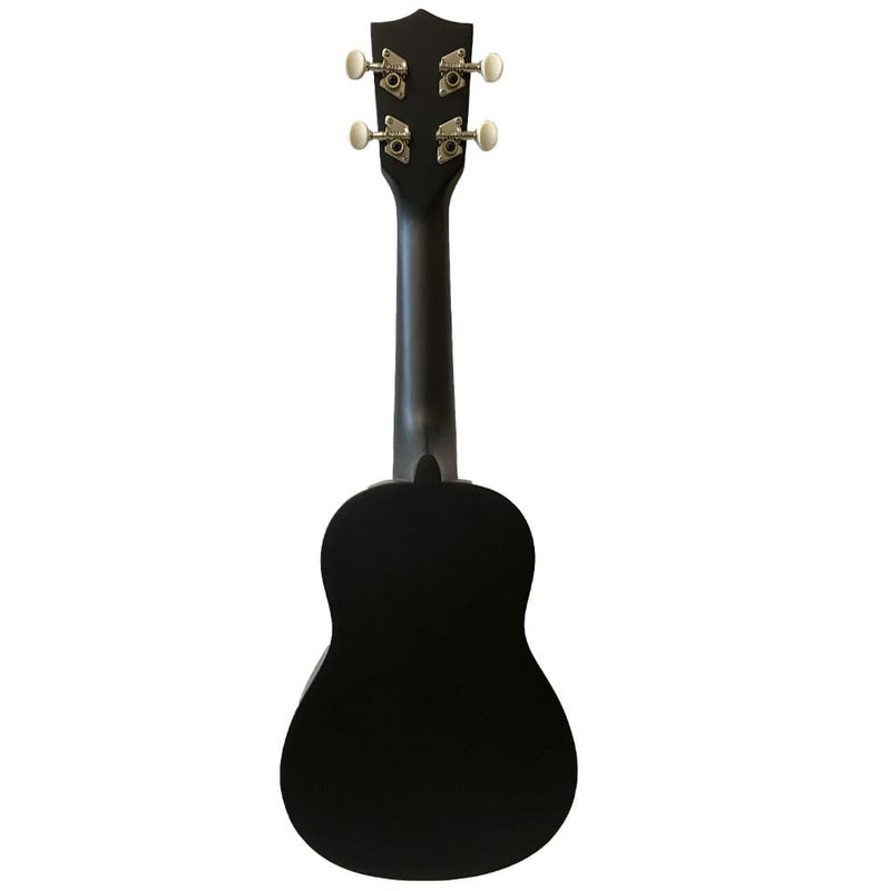 Ukulele Seven Soprano Suk-07 BK Preto + Capa + Afinador