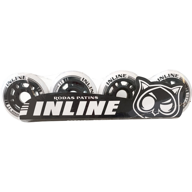 Rodas Patins OWL Inline 70mm 80a Branco