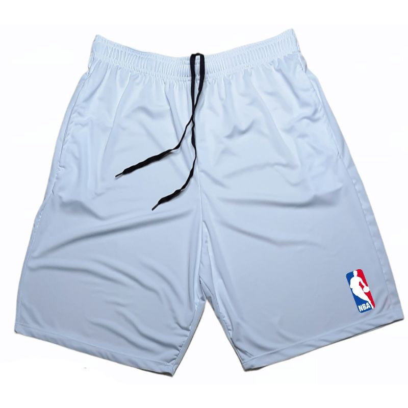 Short NBA Dri-Fit Treino - Preto Branco Cinza Azul Vermelho