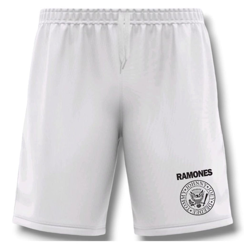 Bermuda Dry Fit Ramones - Branco