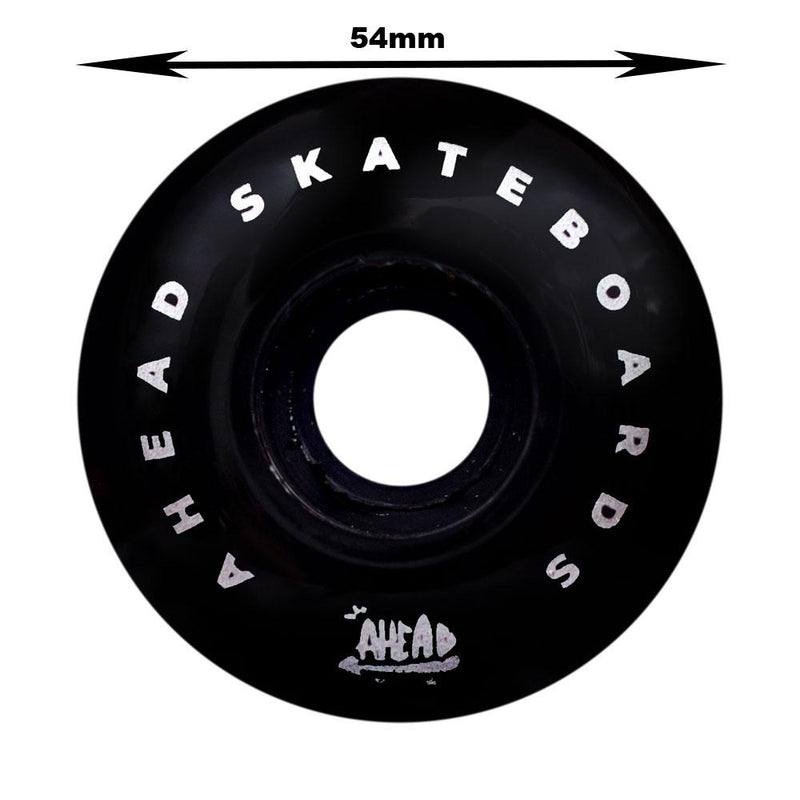 Rodas Ahead 54mm Preto 95A