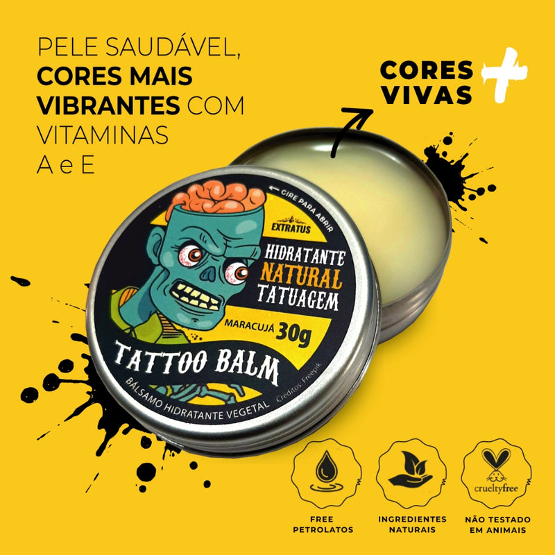 Pomada Tattoo Balm Aftercare Hidratante Maracujá 30g