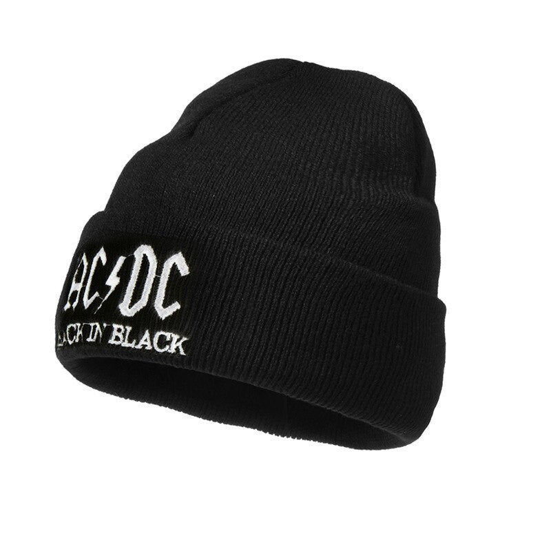 Gorro AC/DC - Preto Branco