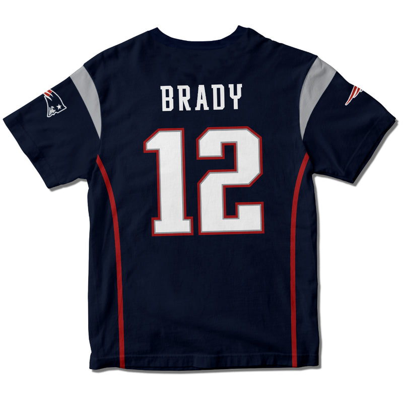 Camisa New England Patriots - Tom Brady 12 - Azul