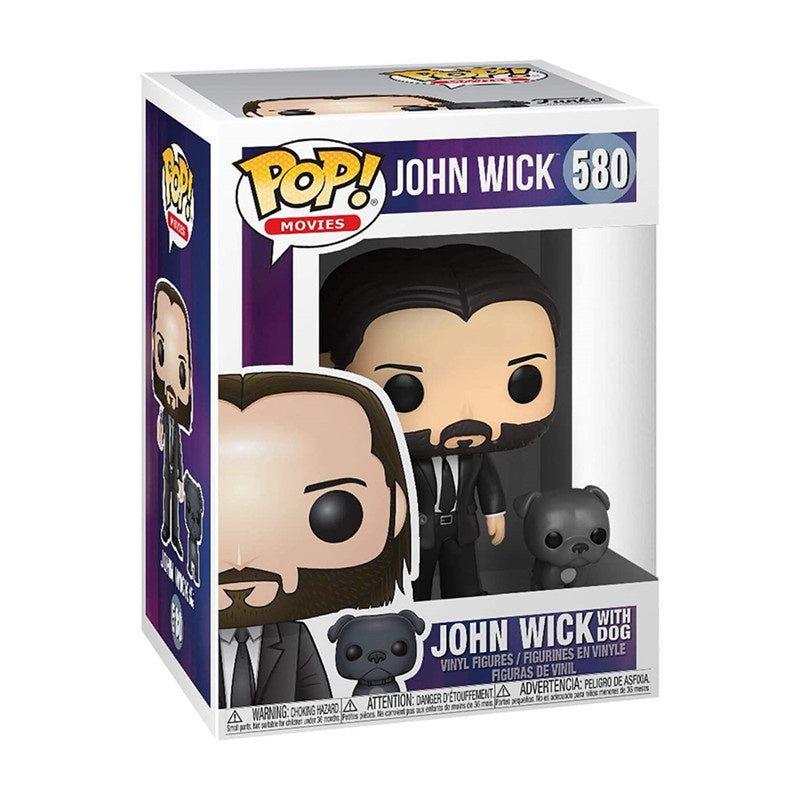 Funko Pop John in Black Suit with Dog 580