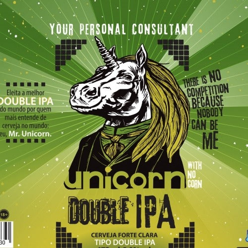 Cerveja Unicorn Double Ipa Lata 473ml