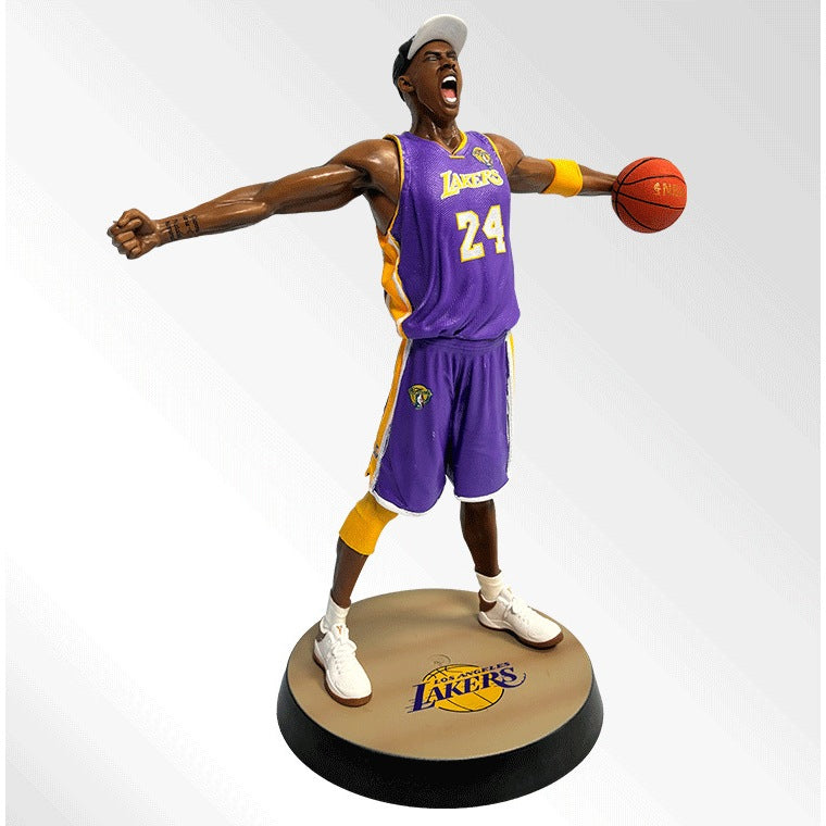 Boneco Estátua Kobe Bryant Lakers Roxo 34cm