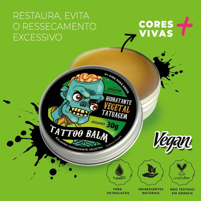 Pomada Tattoo Balm Aftercare Hidratante Vegano 30g