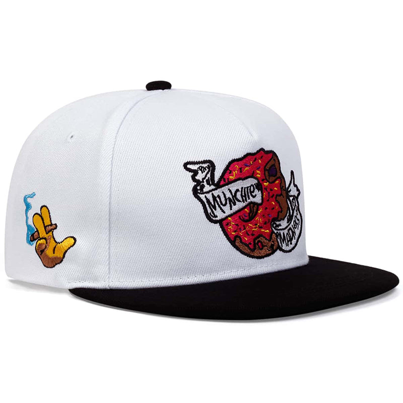 Snapback Munchien Madness Donut Branco