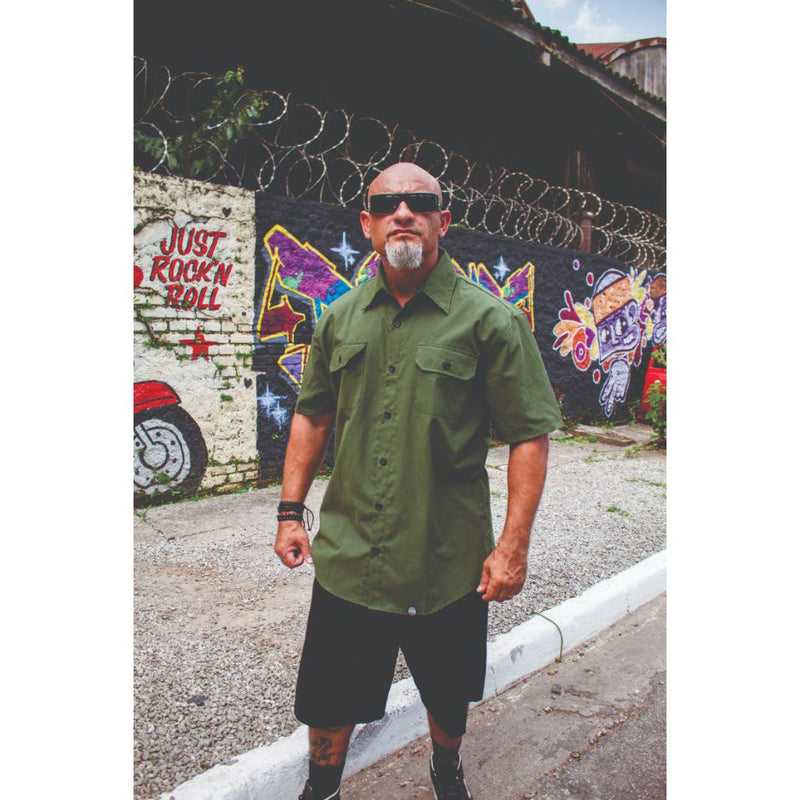 Work Shirt Chicano Verde Militar