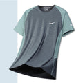 Camisa de Seda Nike Treino - Cinza/Verde/Preto/Azul