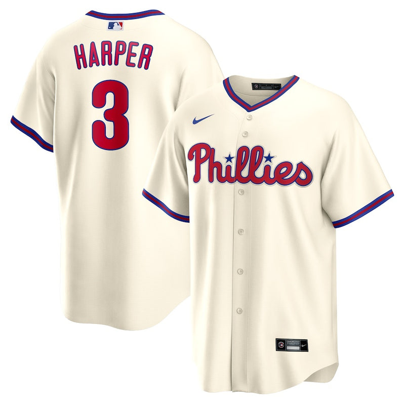 Camisa MLB Philadelphia Phillies 2023 2 - Bryce Harper 3