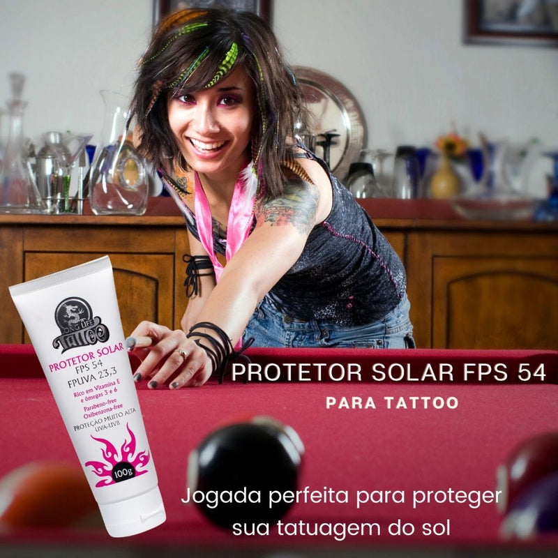 Protetor Solar FPS 54 Muita Alta Proteção da Tattoo