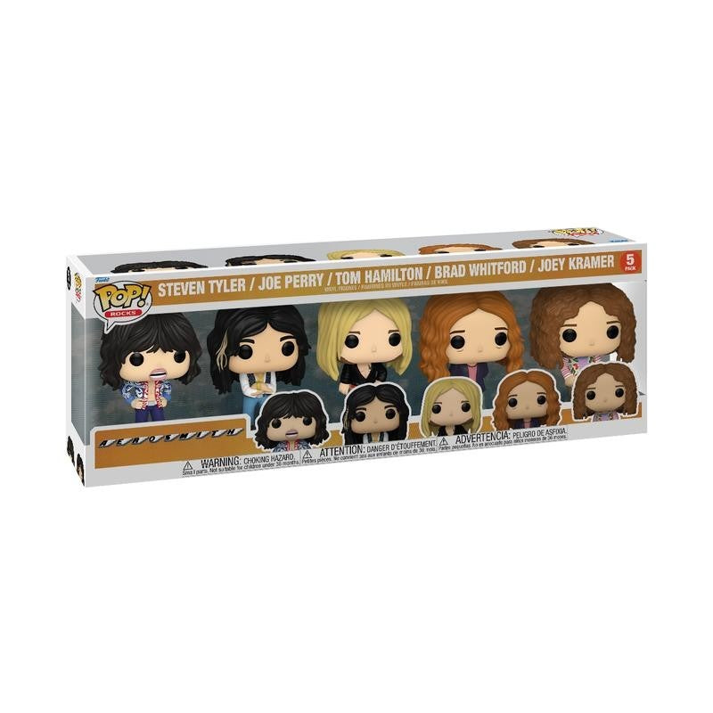 Kit 5x Banda Aerosmith Funko Pop