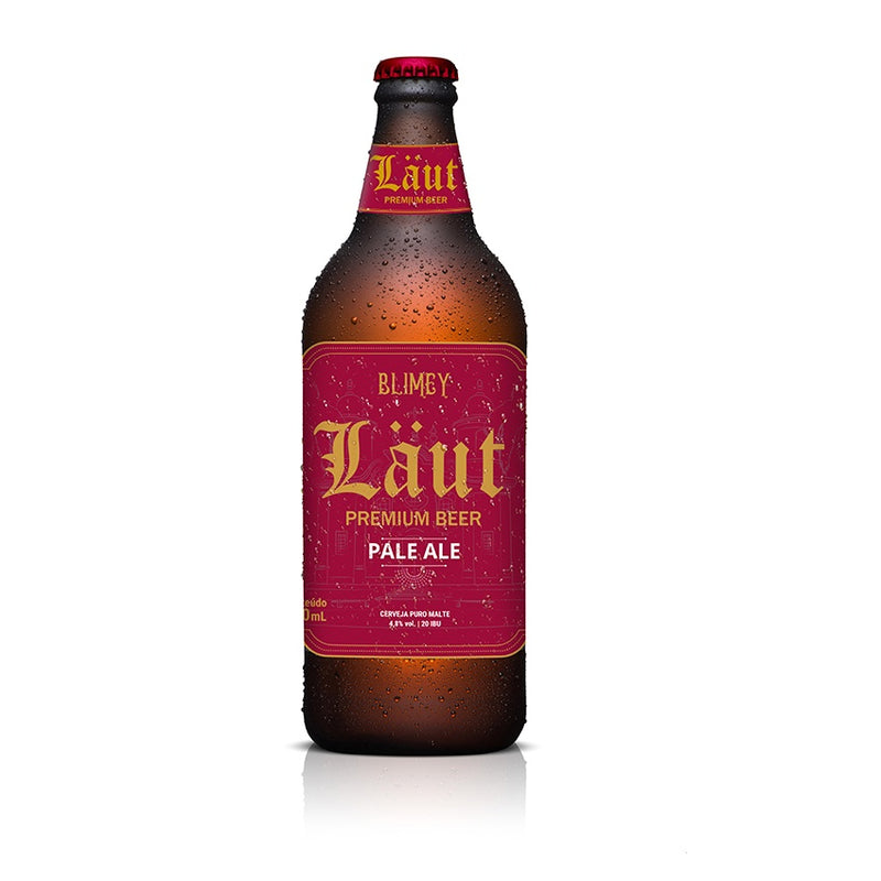 Kit 3x Cervejas Artesanais Läut Pale Ale Premium Beer Puro Malte 600ml