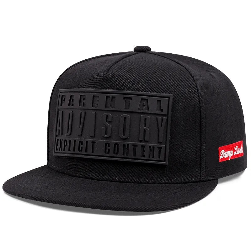 SNAPBACK PARENTAL ADVISORY EXPLICIT PRETO