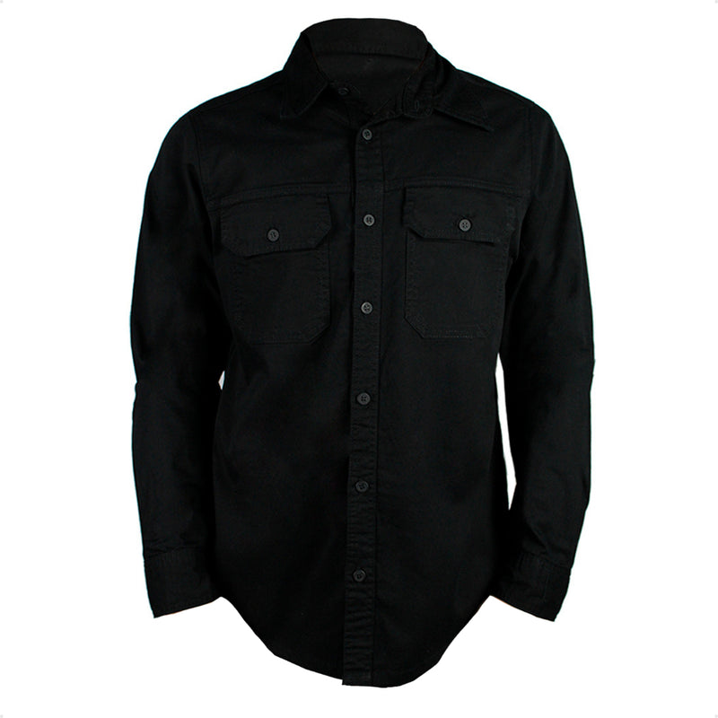 Work Shirt LNG Plus Preto Manga Longa