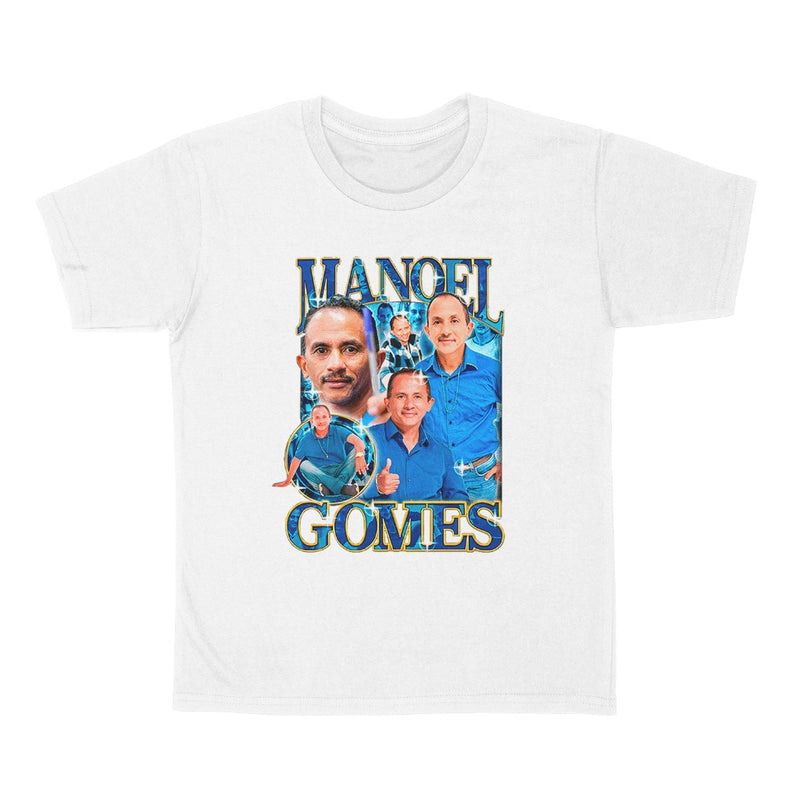 Camiseta Manoel Gomes Caneta Azul - branco