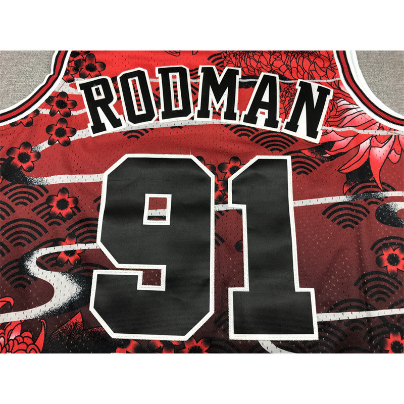 Regata NBA Chicago Bulls 91 Rodman Edição Limitada