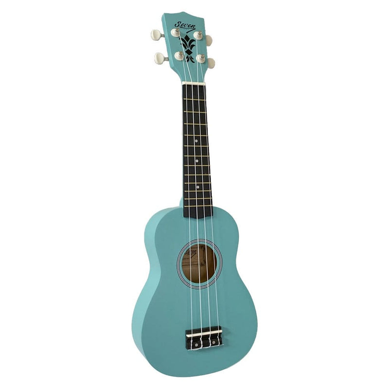 Ukulele Seven Soprano Suk-07 MG Turquesa + Capa