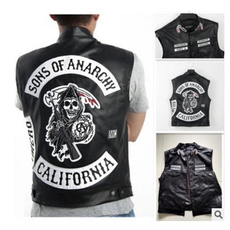 Colete de Couro Harley Sons Of Anarchy California