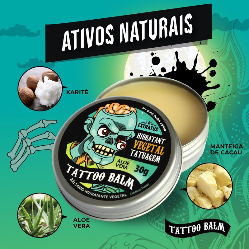 Pomada Tattoo Balm Aftercare Hidratante Aloe Vera 30g