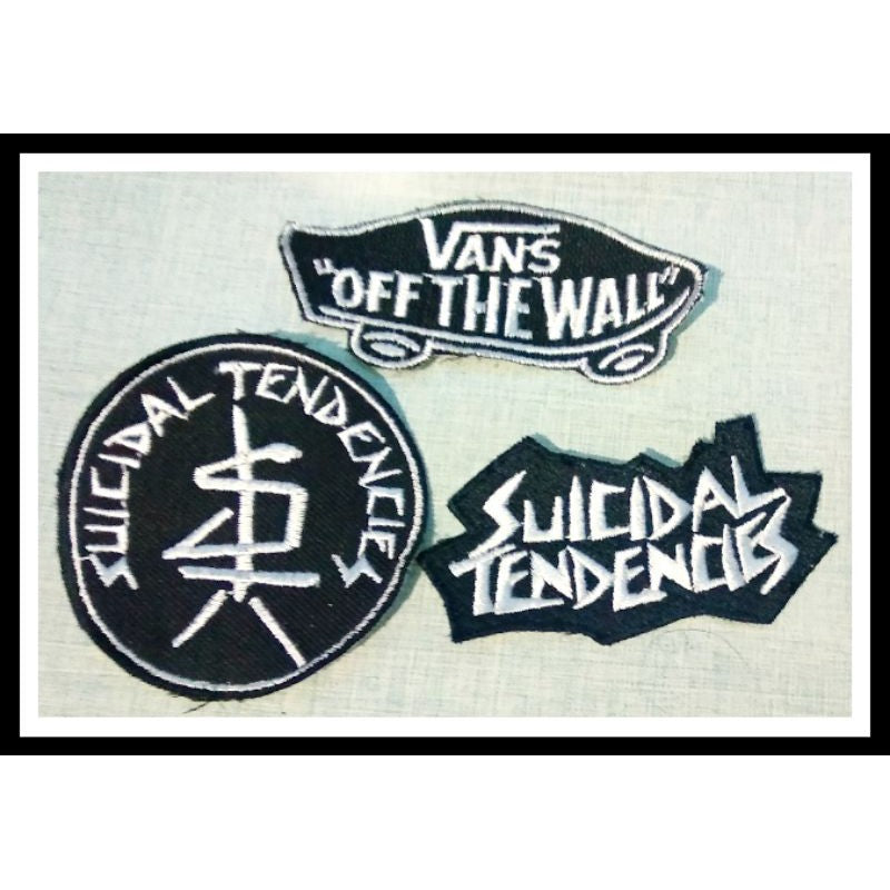 Work Shirt Hitam Vans Suicidal Tendencies