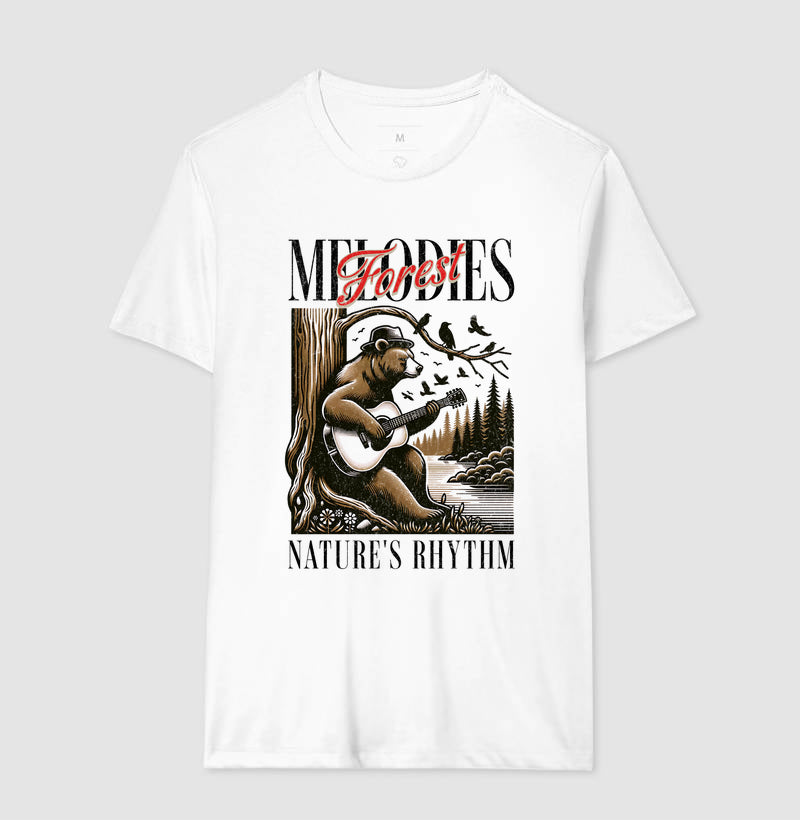 Camiseta Melodies Forest Wild Bear