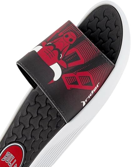 Chinelo Rider Pump Nba Chicago Bulls Preto