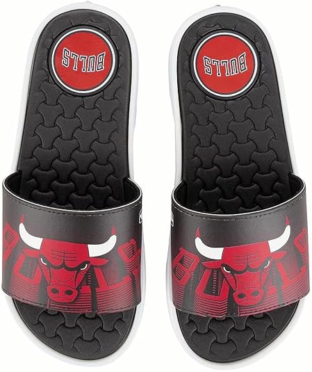 Chinelo Rider Pump Nba Chicago Bulls Preto