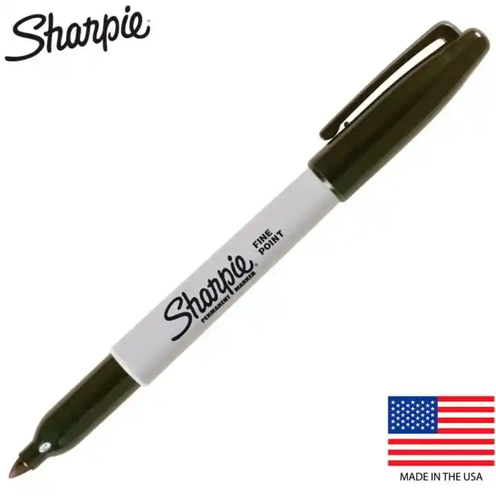 Caneta Sharpie Marcador Permanente Ponte Fina Original