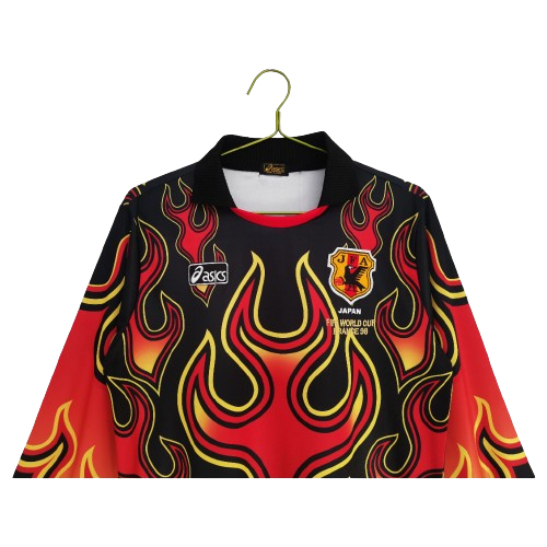 Camisa Goleiro Seleção Japão 1998/99 Manga Longa Retrô